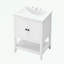 Meuble-lavabo moderne avec tablette ouverte