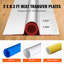 Plaques de transfert thermique VEVOR PEX 4 pi, plaques chauffantes radiantes pour tuyau PEX 3/4 po, aluminium durable-99342711