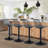 Swivel Upholstered Adjustable Height Counter Stool-1672329949