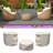 Fully Assembled Altuminum Frame 2 - Person Patio Conversation Sets with Cushions