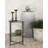 Axel Round Accent Table With Open Shelf Natural