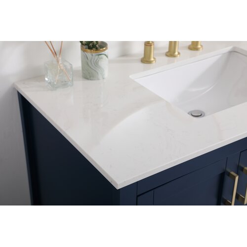 Sand & Stable Trieste 42'' Single Bathroom Vanity with Engineered ...