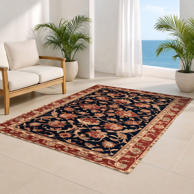 Tapis d'intérieur et d'extérieur brun Persian, Rectangulaire 2 pi x 3 pi