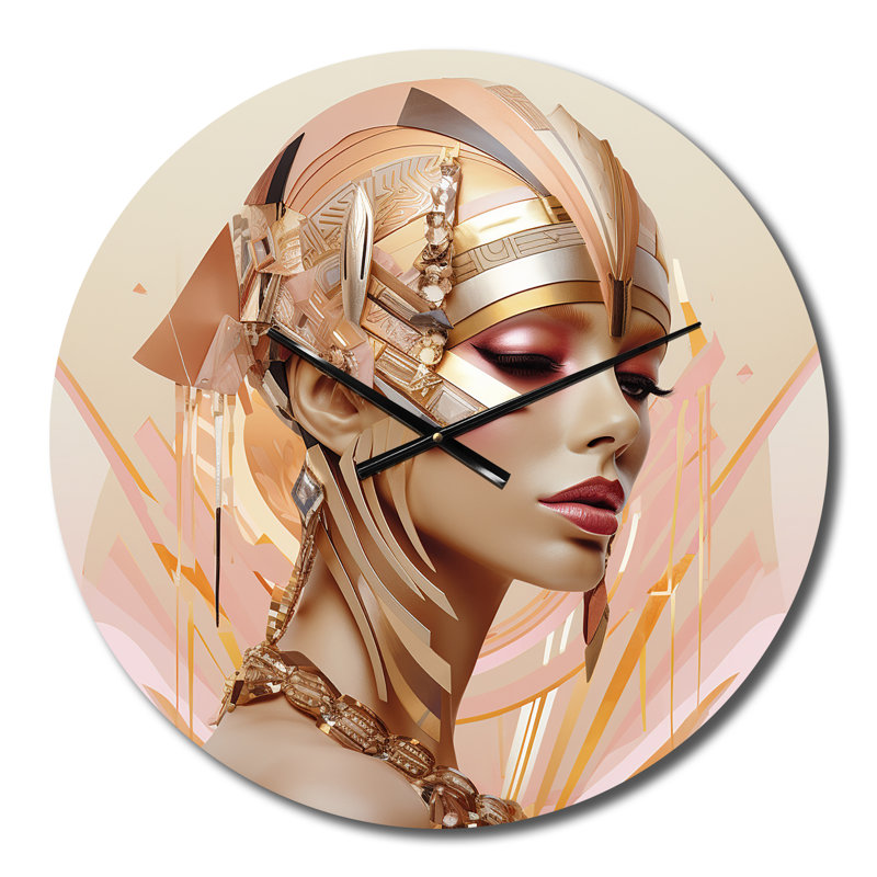 Horloge murale Futuristic Glam Model V, Moyenne