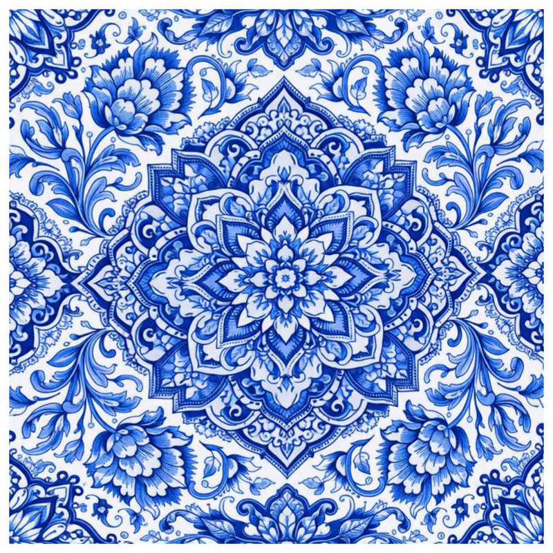 Rideaux de fenêtre Mandala, 50 po x 80 po - 1 panneau, Blockout