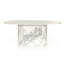 Oranda Oval Marble Dining Table-1222650118