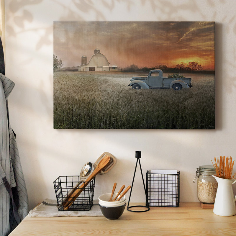 Evening Farm-Gallery, toile tendue, H 24 po x l 36 po
