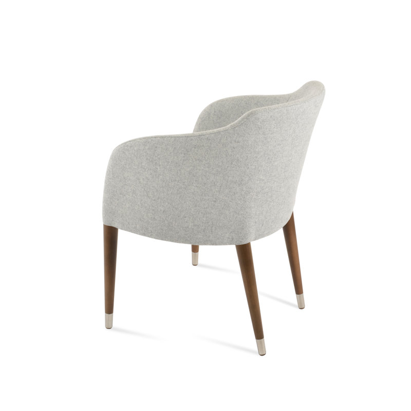 Chaise de salle à manger Buca, Argent argent