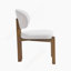 Chaises de salle à manger de style Mid-Century avec sièges rembourrés et structure au fini noyer pour une assise confortable et élégante.-760493210-760493208