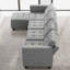Canapé modulaire modulaire rembourré en polyester Ashbury Hunsicker-688202800