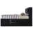 Queen Bed W/Storage Spacious Bookcase Storage Bed – Functional Bedroom Furniture With 8 Drawers, Platform Design & Ample Organization-470244675-515553312