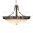 Hampton 6 - Light Timeless Bronze Unique/Statement Pendant
