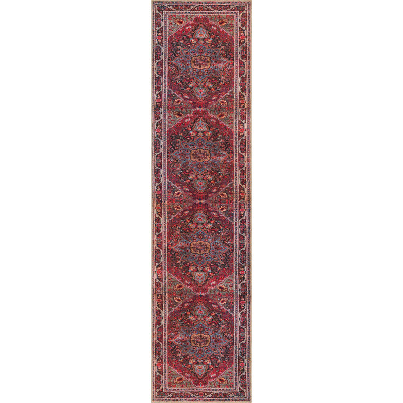Oppie Oriental Indoor Rug, Runner 2'6" x 10'