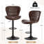 Adjustable Height Counter Stool with Metal Frame-1853004364-1853004366