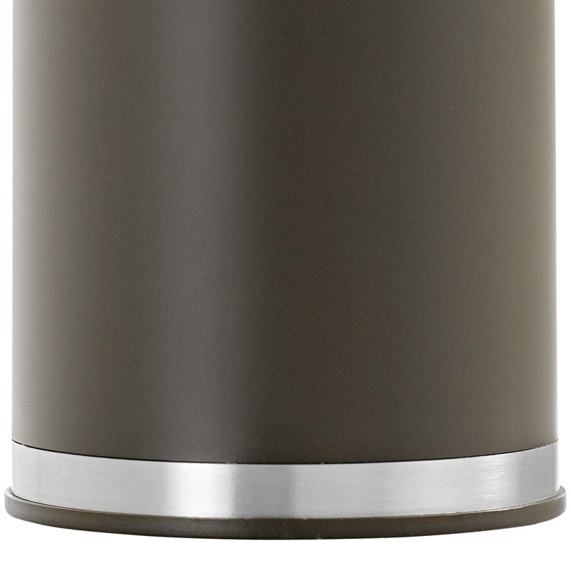 Mocha Brown Manual Salt and Pepper Grinder with Gear Crank