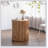 Cherif Solid Coffee Table,End Table, Cylindrical Coffee Table,Column Side Table
