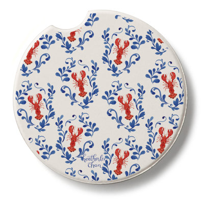 Sous-verre simple en pierre Lobsters