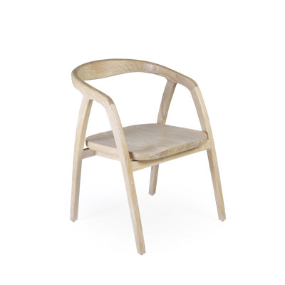 Alya 44cm H Solid Wood Ladder Back Side Chair