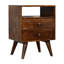 45 cm W Solid Wood Bedside Table