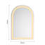 Miroir mural de salle de bain 20 * 30 avec lumière élevée et anti-buée-447663930