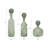 Sculptural Tall Glass Vases for Table Home Decor Styling - Decorative Flower Vase Collection for Living Room Display - Green-1883459519