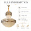 Lustre en cristal 26 niveaux à gradation-939832736