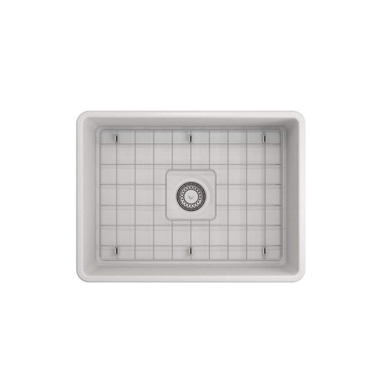 24'' L Kitchen Sink, Matte White