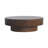 Round Coffee Table With Storage Solid Wood Veneered Modern Coffee Table Accent Tea Table-975643809