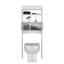 Armoire au-dessus de la toilette Madrid, double porte, deux tablettes-1851052418