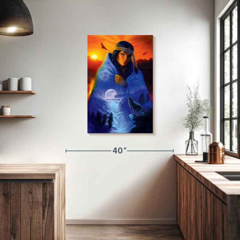 Portrait de Lelar Cape of Visions, H 36 po x l 24 po