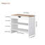 Banc de rangement rembourré pour chaussures avec armoire à 2 niveaux-865517932