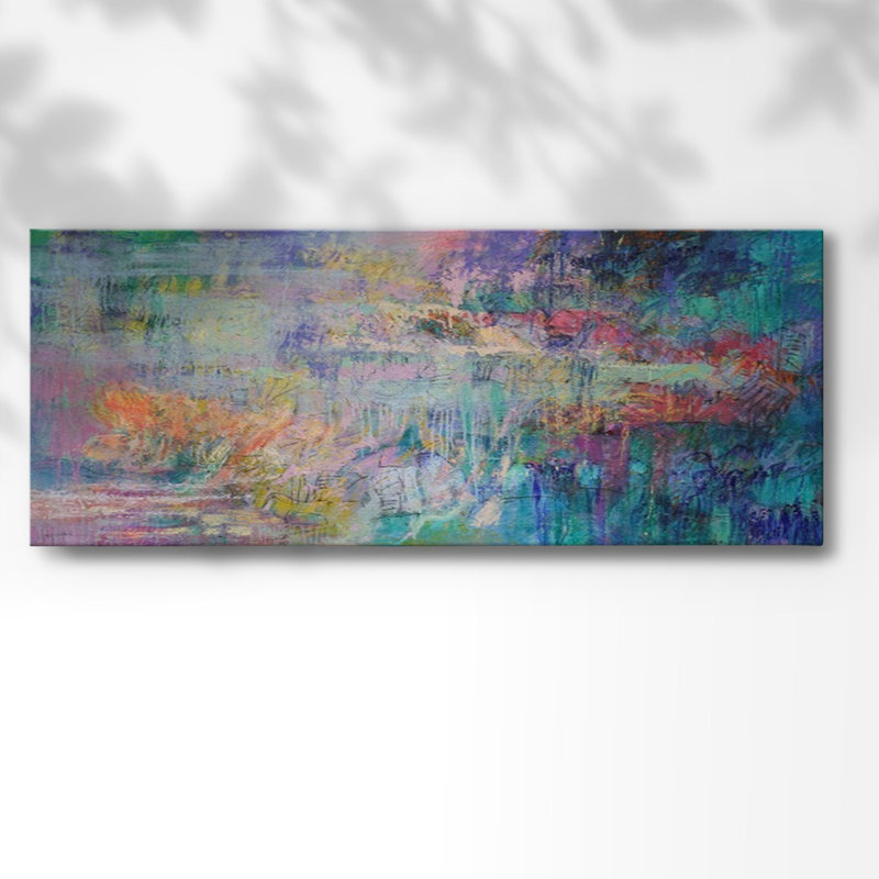 Vêpres sur toile, H 20 po x l 50 po x P 1,5 po