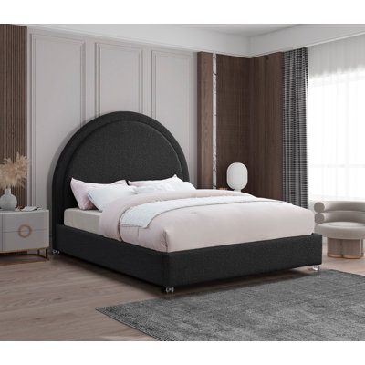 Lit plateforme tapissier Milo