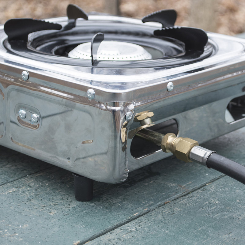 Poêle d'extérieur au propane à brûleur simple