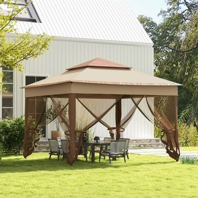 Tente d'extérieur d'extérieur escamotable avec filet amovible Canopyr