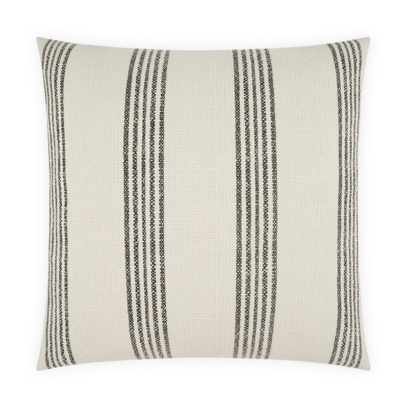 Hillcrest Square Pillow Cover & Insert, Ebony