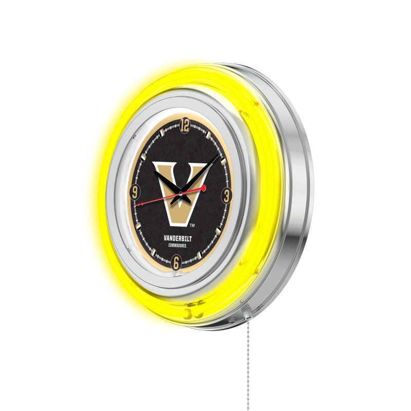 Horloge murale 15 po NCAA, Vanderbilt