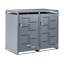 PERISSA Steel Double Bin Store
