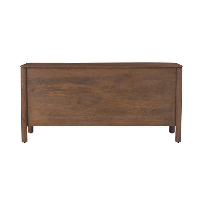 Wiley 6 - Drawer Solid Wood Dresser