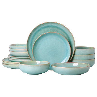 Louella 16 Piece Stoneware Dinnerware Sets ,service For 4