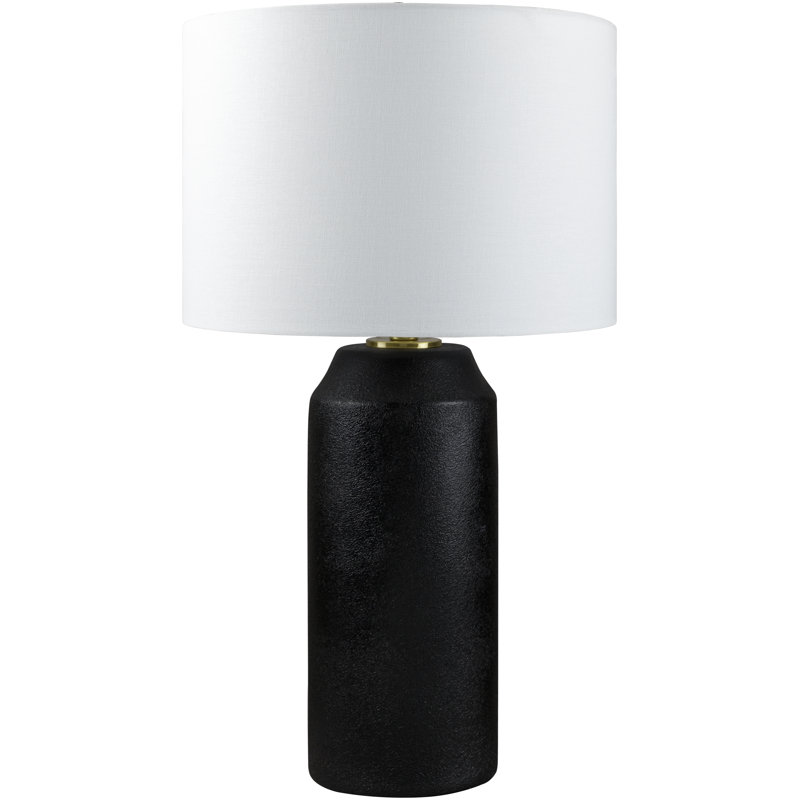 Lampe de table en céramique Patrick, Noir