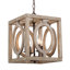 Lustre carré unique à 4 lumières
