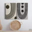 «Tubular Abstract I», ensemble de 2 reproductions d'art texturé sur toile tendue-812023600