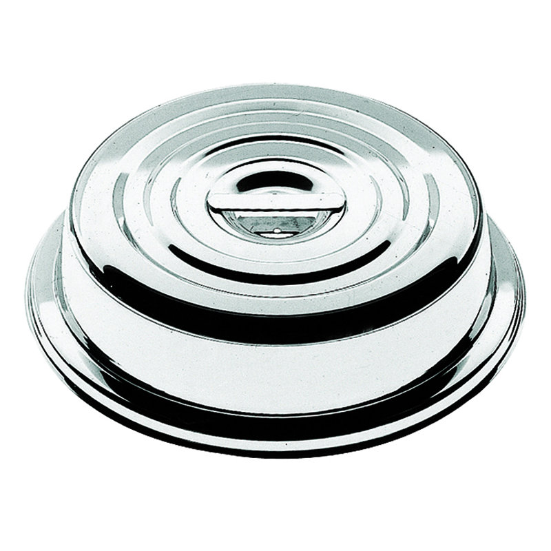 Gala Stackable Cover for Plate 12.20" - 6 Pieces - Stainless Steel, 12.2"