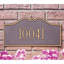 Hillsboro 1-Line Wall Address Plaque-730407106-730407113