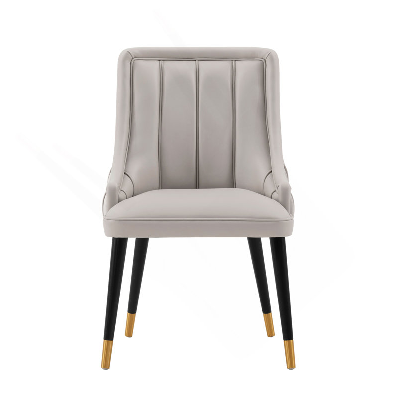 Chaise de salle à manger, Gris clair
