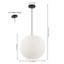 Anthoy 1 - Light White/Black Pendant-280397586