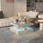 Charvez Solid Coffee Table with 16 Colors LED Lights, 78 X 78cm-921683016-921683013