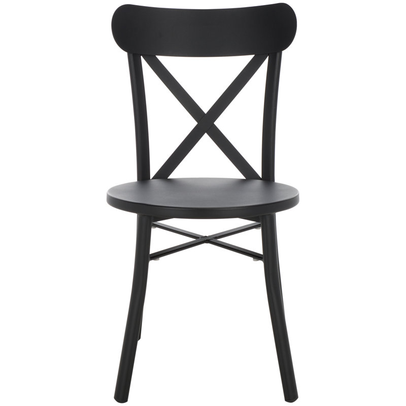 Outdoor Dining Side Chair, Black