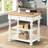 Maney Solid Wood Top Kitchen Island-1223360364